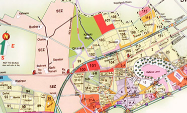 Dwarka Expressway Map