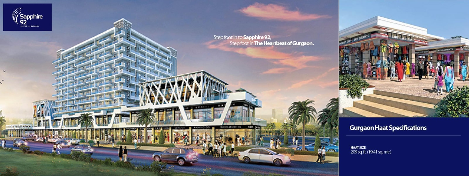 Ameya Sapphire 92 food court