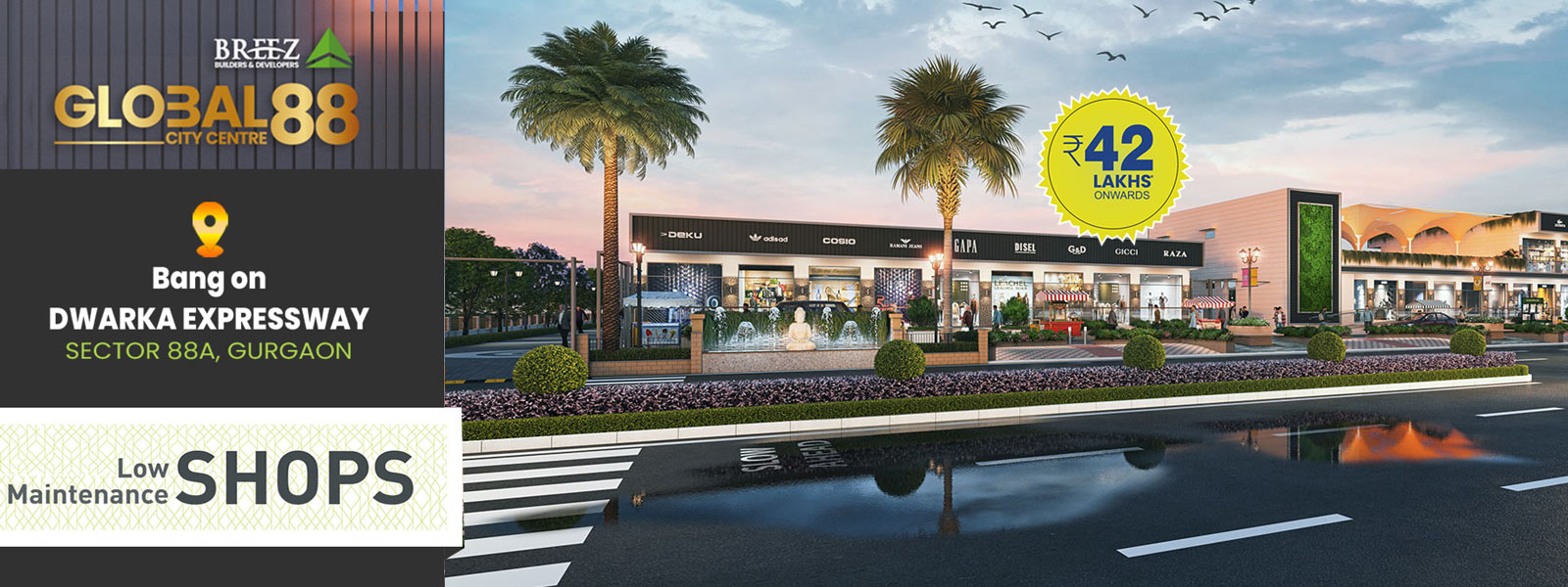 Breez Society Shops 88A Dwarka Expressway Gurgaon